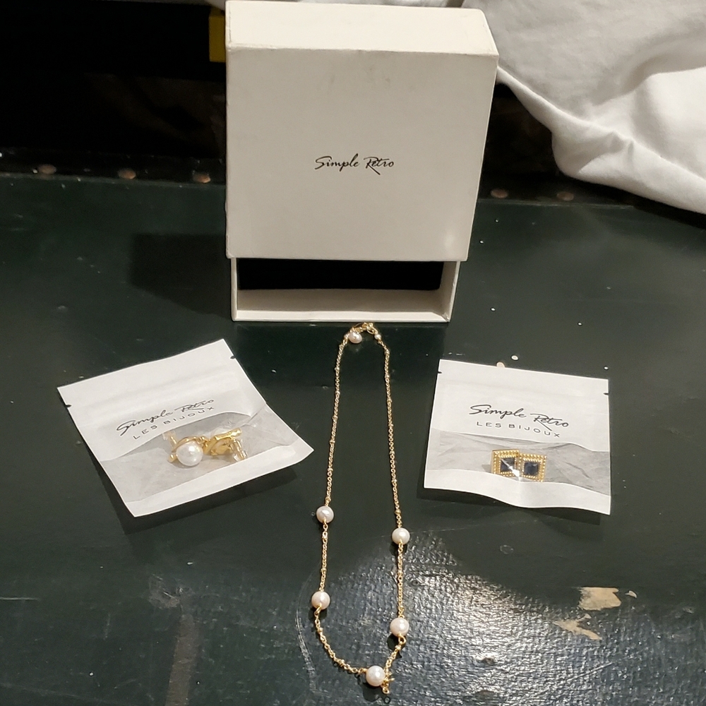 Simple Retro Gold Jewelry Bundle